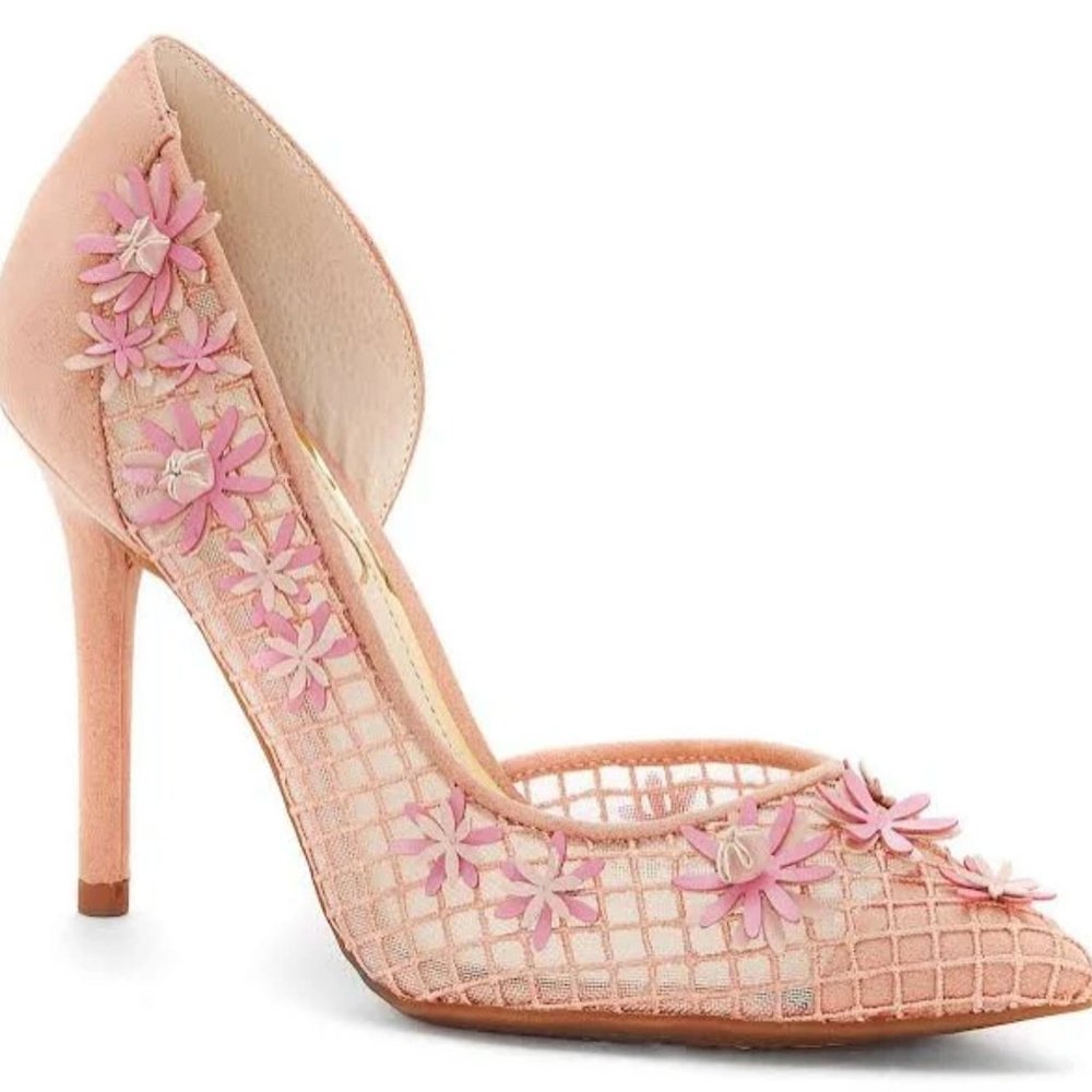 Jessica Simpson Pink Floral Pumps